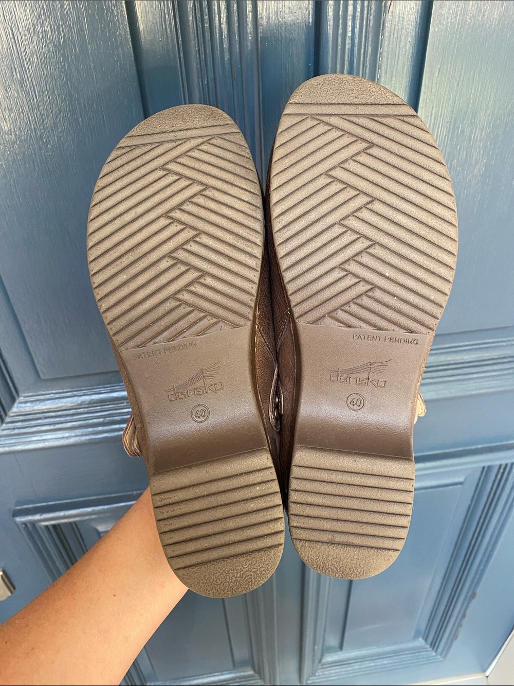 Dansko Brown Leather Slip-On Berry Clog Size 40 - Picture 10 of 16